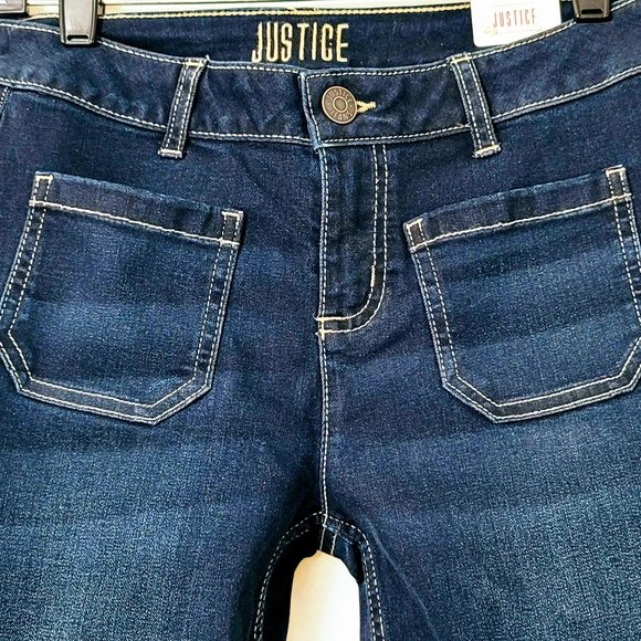 🆕✨HP✨ Justice Flare Mid Rise Jeans, girls 16 - Picture 4 of 9